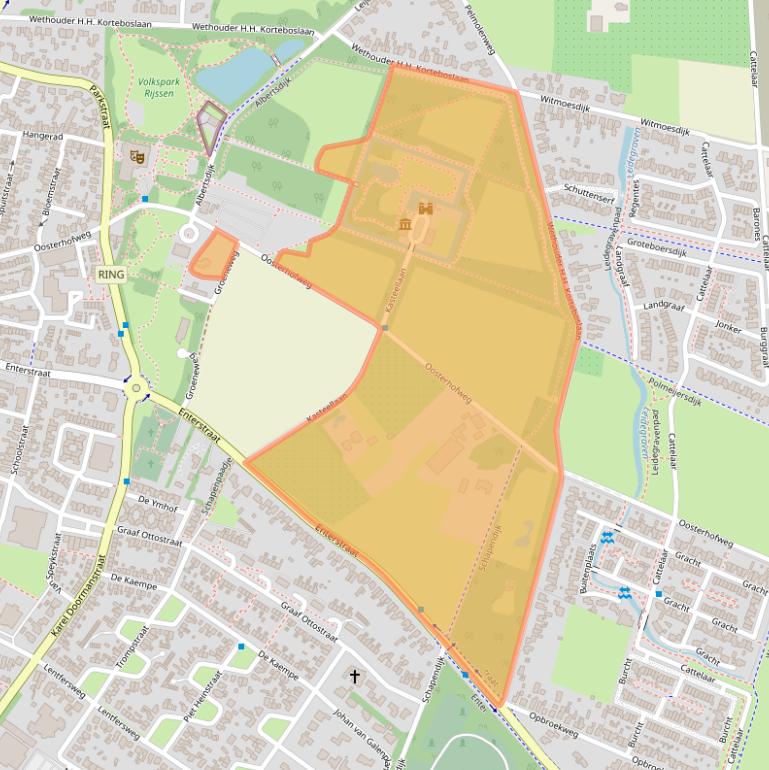 Kaart van postcodegebied 7461PV.