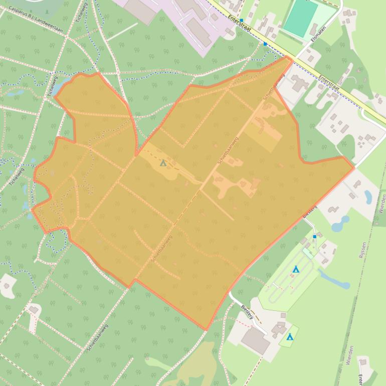 Kaart van postcodegebied 7461PX.