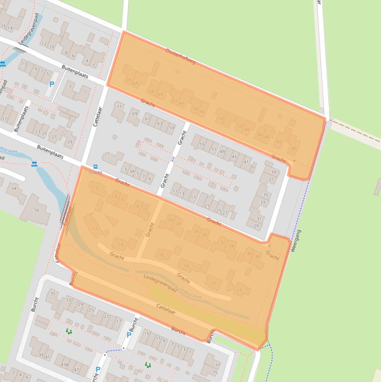 Kaart van postcodegebied 7461SE.