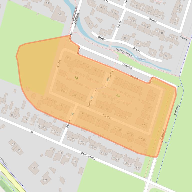 Kaart van postcodegebied 7461SG.