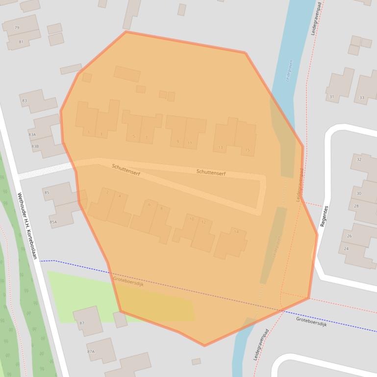 Kaart van postcodegebied 7461SN.