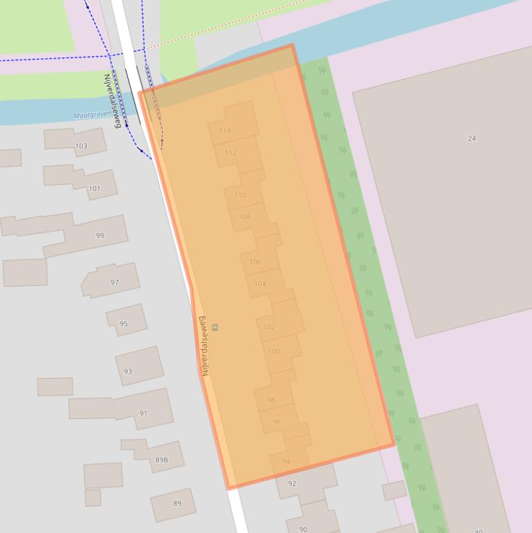 Kaart van postcodegebied 7461TG.