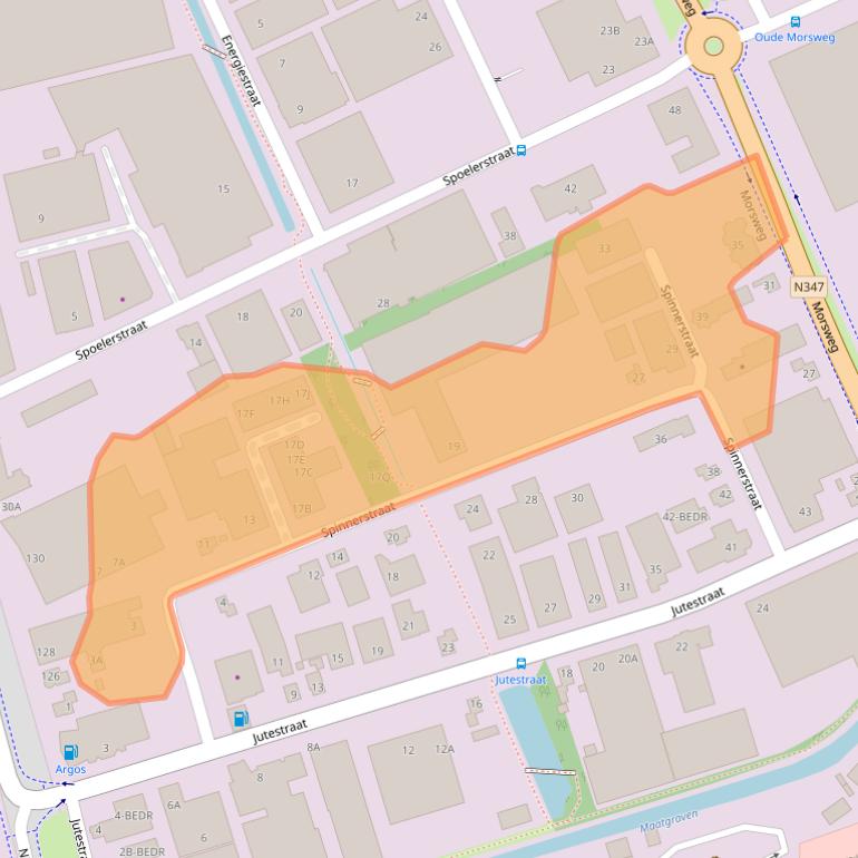 Kaart van postcodegebied 7461TV.