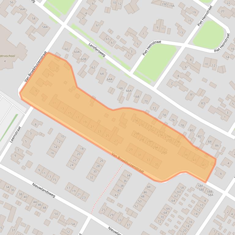 Kaart van postcodegebied 7461VV.