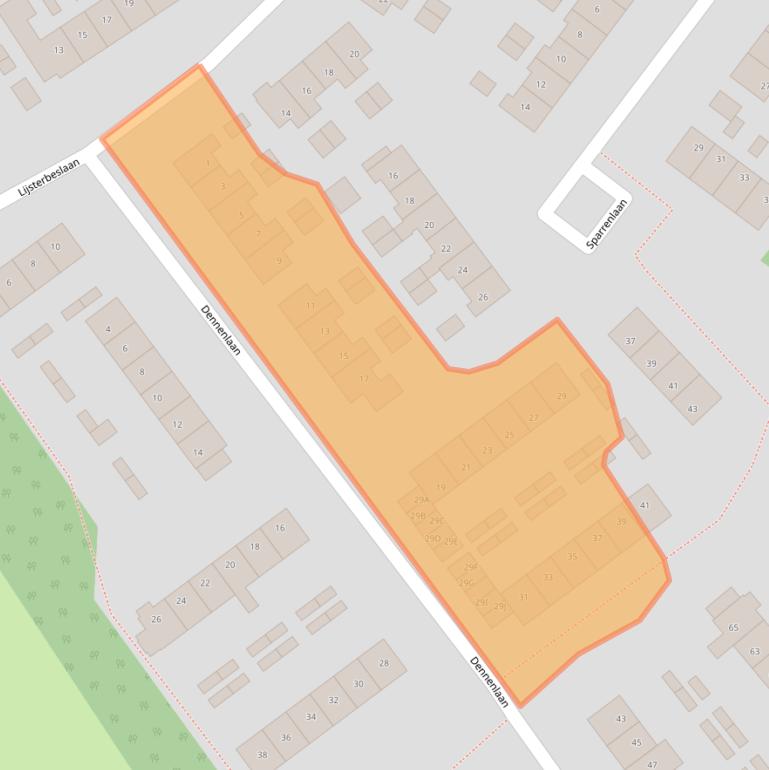 Kaart van postcodegebied 7461XC.