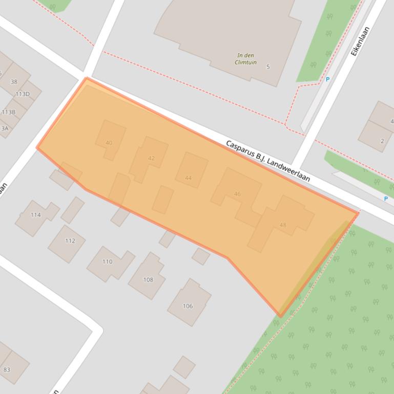 Kaart van postcodegebied 7461XR.