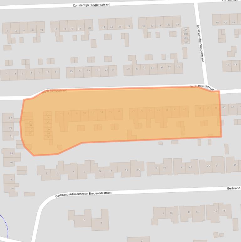 Kaart van postcodegebied 7461ZN.