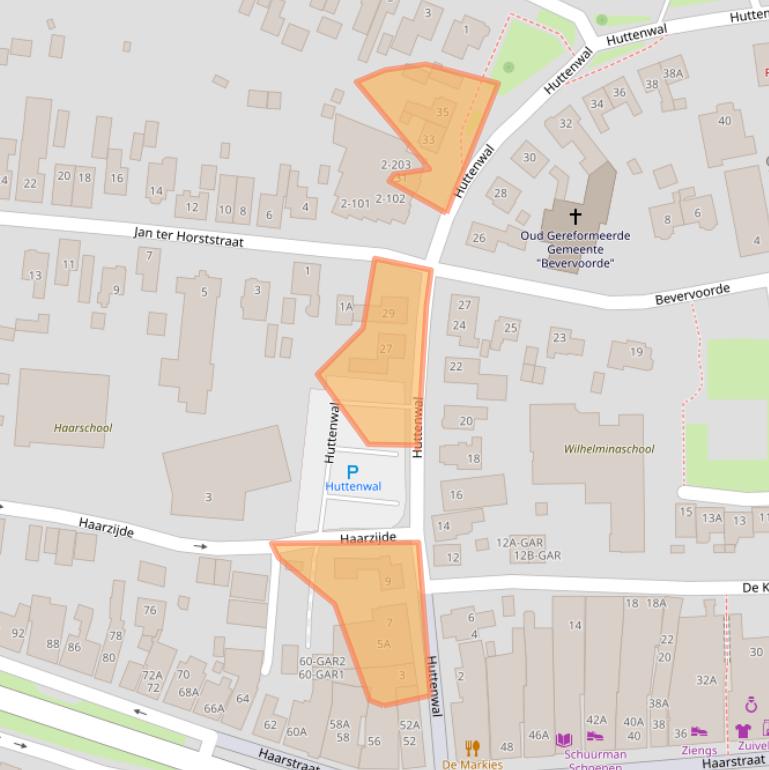 Kaart van postcodegebied 7462AB.