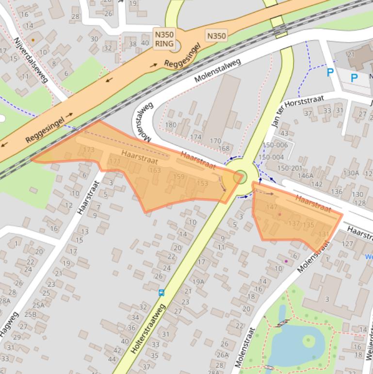 Kaart van postcodegebied 7462AN.