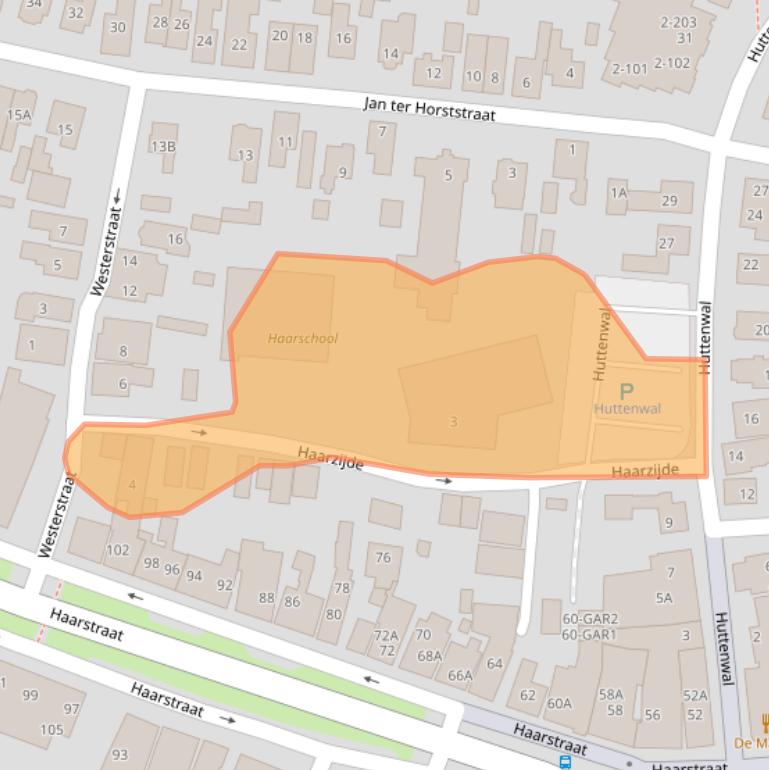 Kaart van postcodegebied 7462BZ.