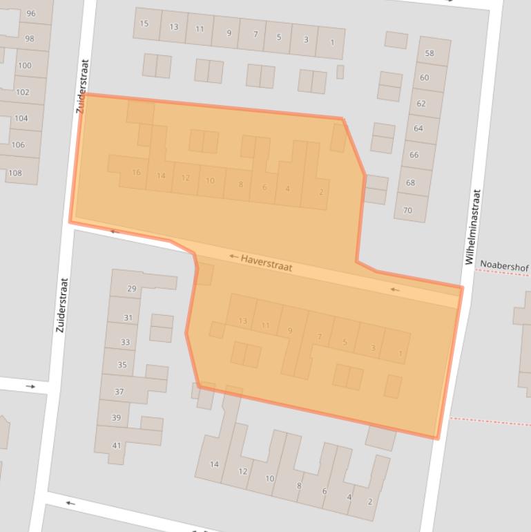 Kaart van postcodegebied 7462DA.