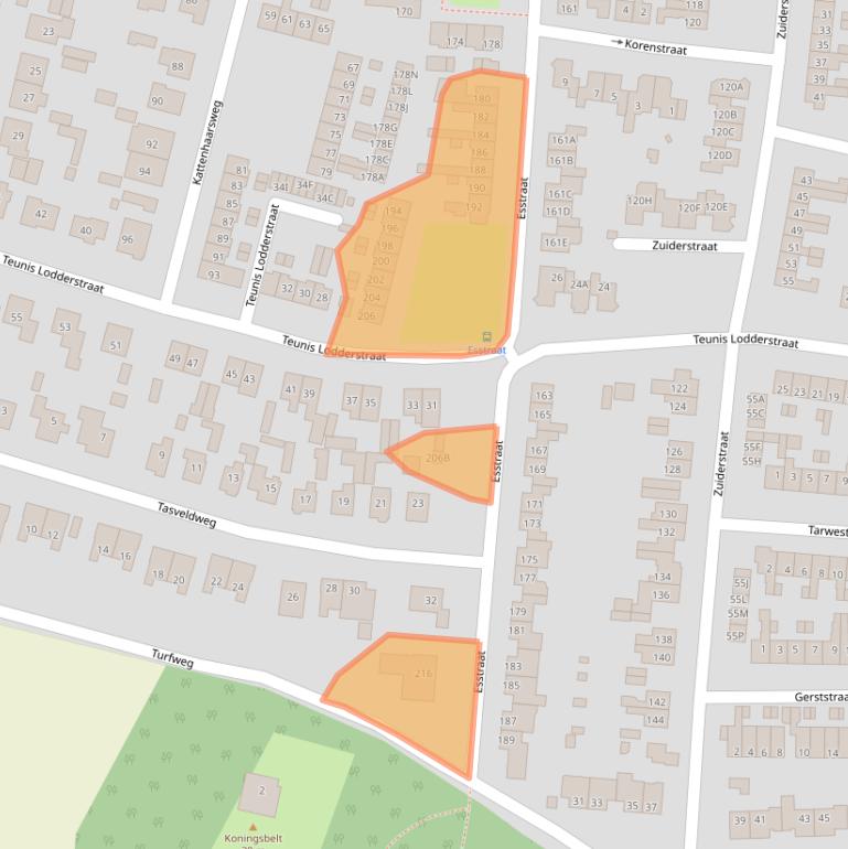 Kaart van postcodegebied 7462EM.