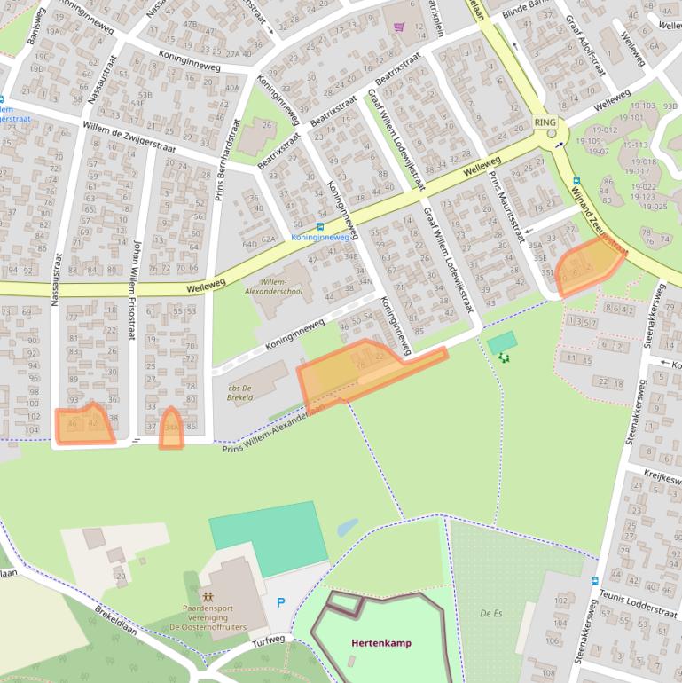 Kaart van postcodegebied 7462EV.