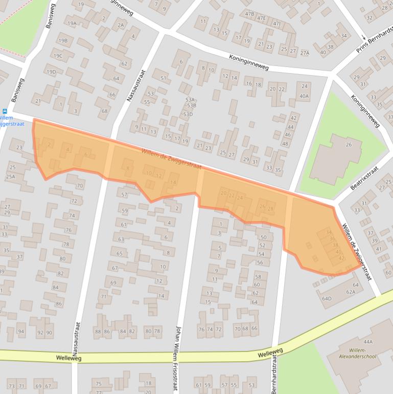 Kaart van postcodegebied 7462HJ.