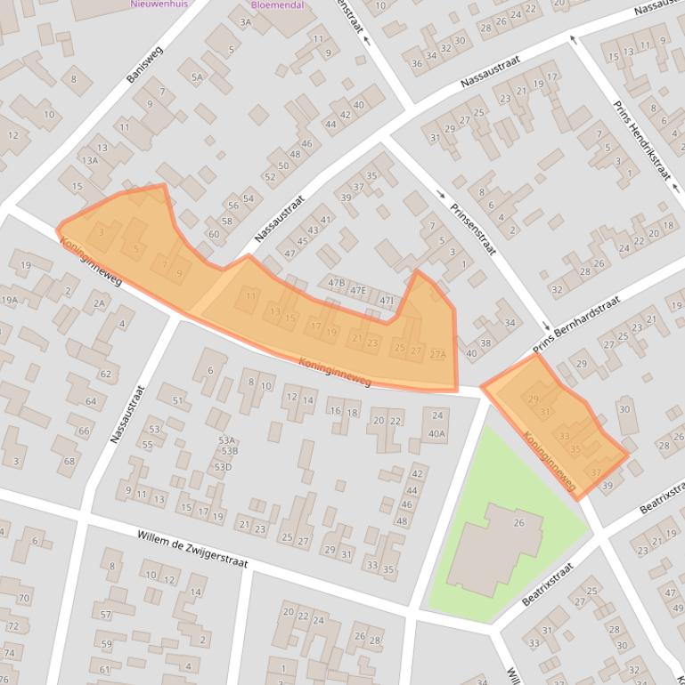 Kaart van postcodegebied 7462HK.