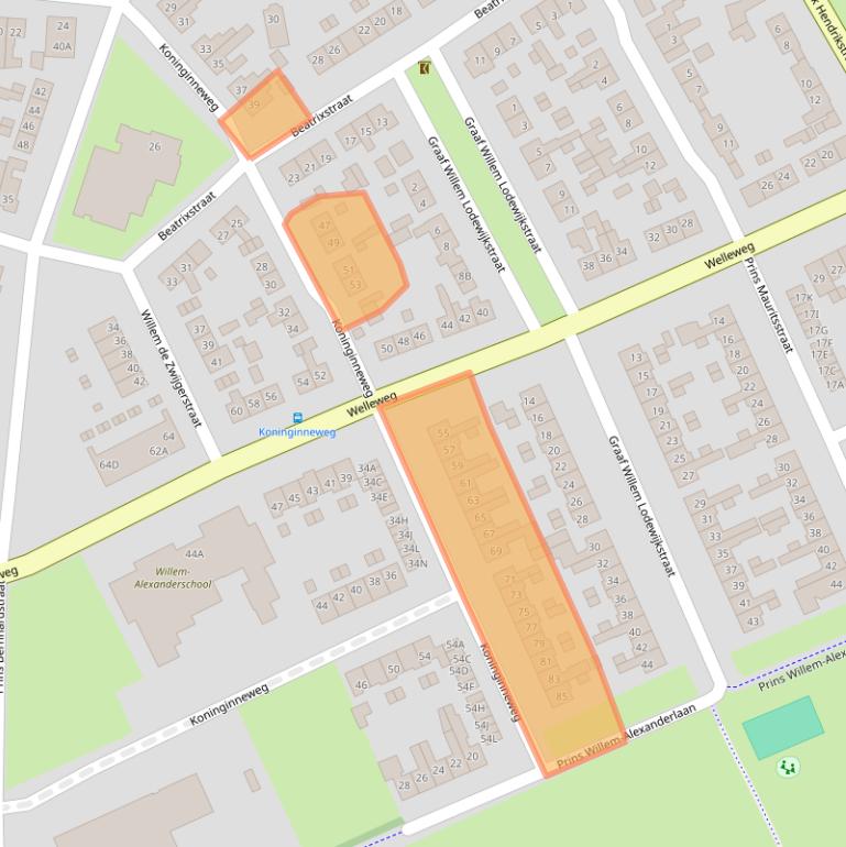 Kaart van postcodegebied 7462HL.