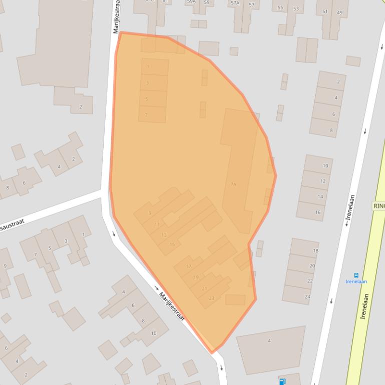 Kaart van postcodegebied 7462HT.