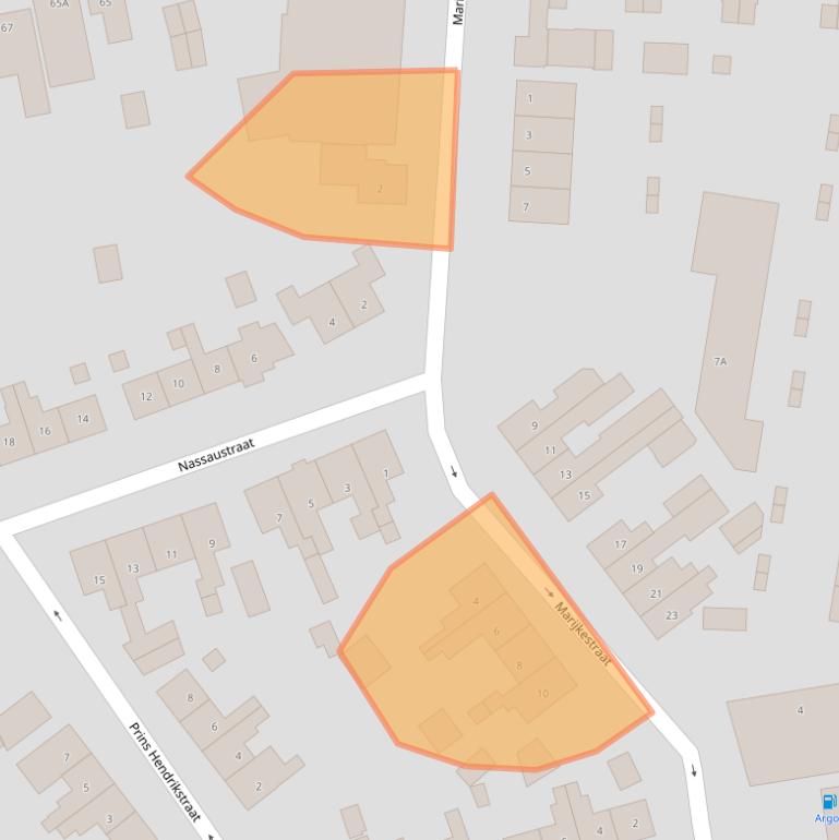 Kaart van postcodegebied 7462HV.