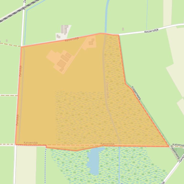 Kaart van postcodegebied 7462JC.