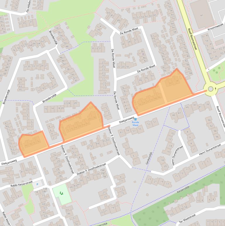 Kaart van postcodegebied 7462JK.