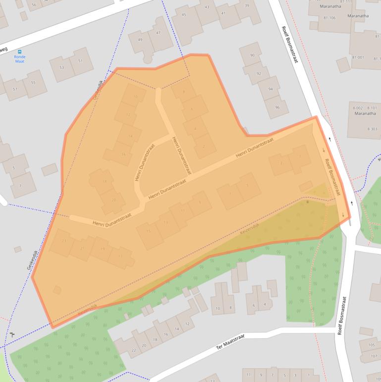 Kaart van postcodegebied 7462JN.