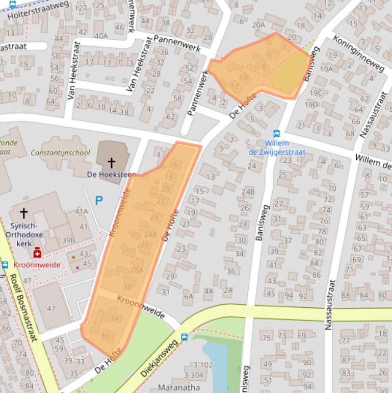 Kaart van postcodegebied 7462JV.