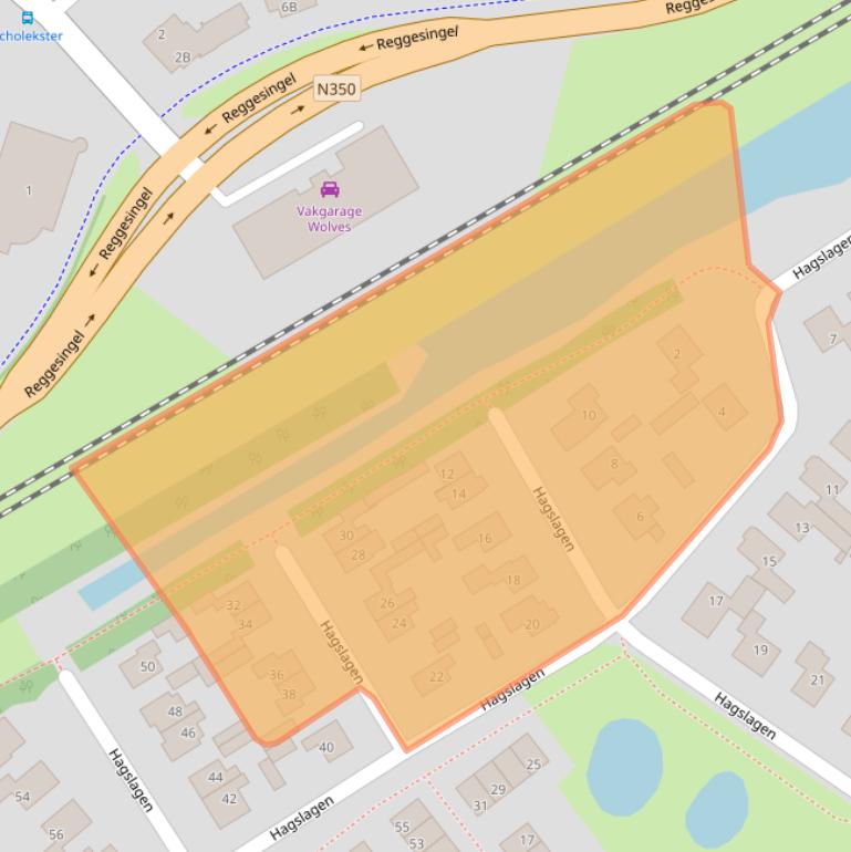 Kaart van postcodegebied 7462KE.