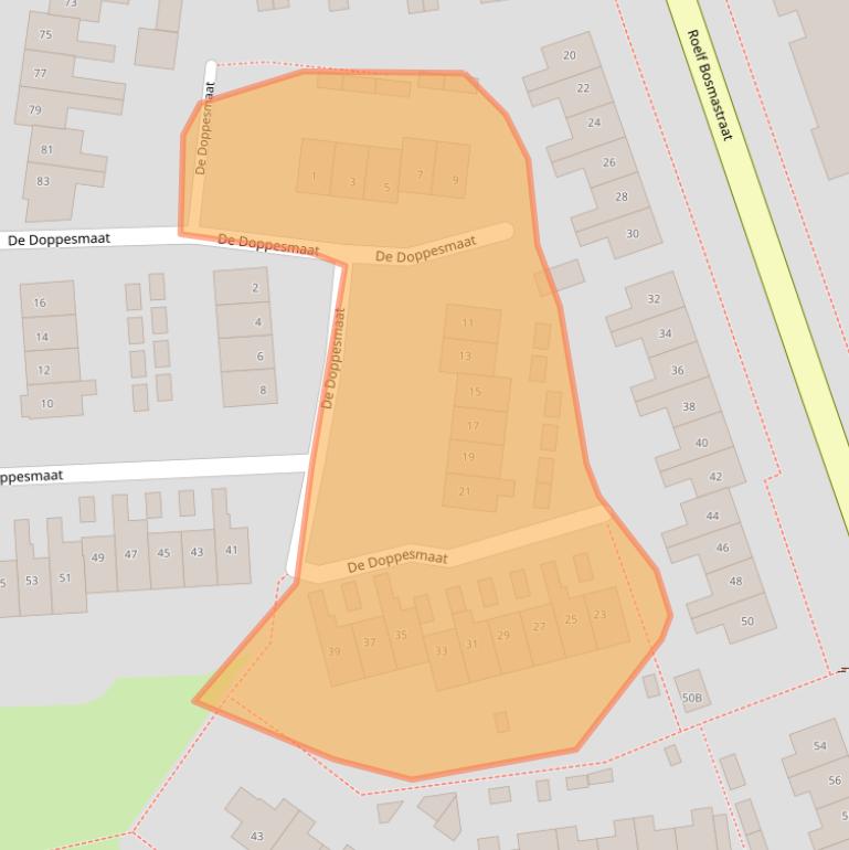 Kaart van postcodegebied 7462LL.