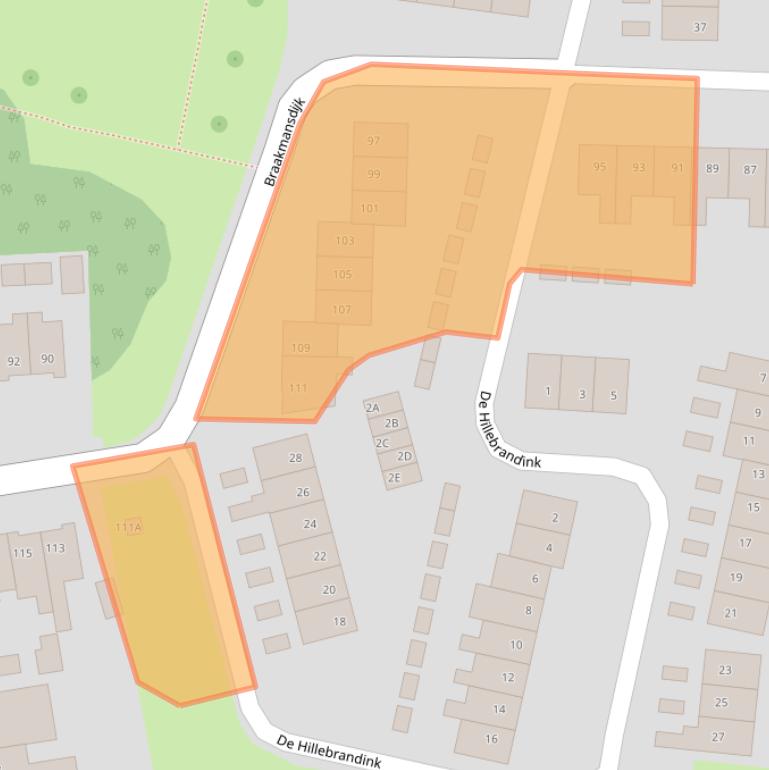 Kaart van postcodegebied 7462LT.