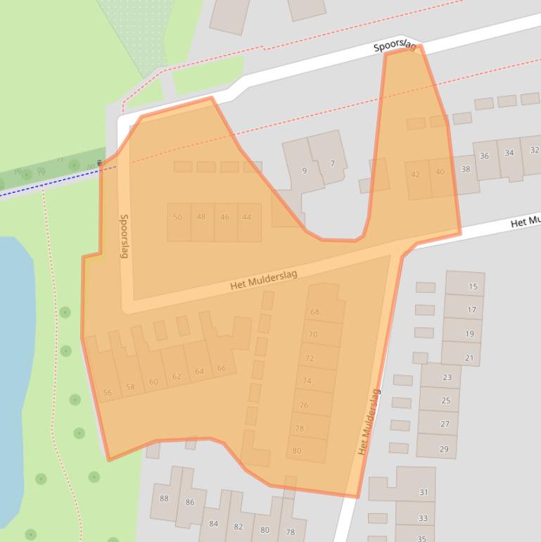 Kaart van postcodegebied 7462MC.