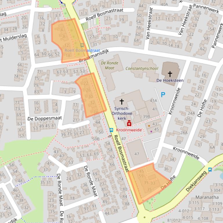 Kaart van postcodegebied 7462MD.