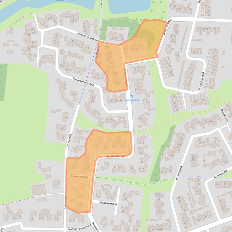Kaart van postcodegebied 7462MH.