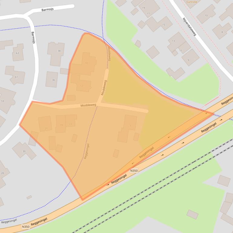 Kaart van postcodegebied 7462PX.