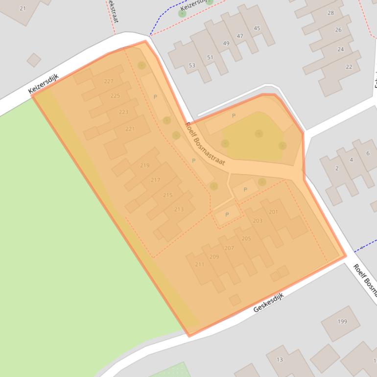 Kaart van postcodegebied 7462RP.