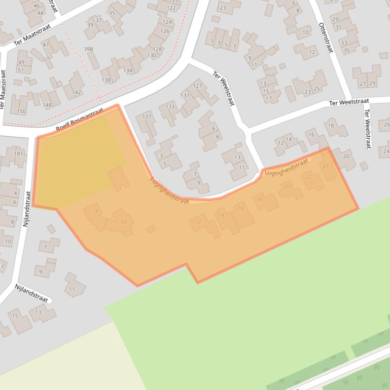 Kaart van postcodegebied 7462RW.