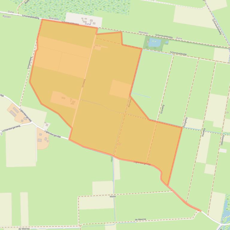 Kaart van postcodegebied 7462SK.