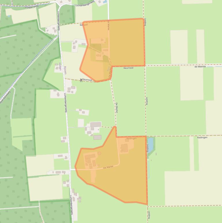 Kaart van postcodegebied 7462SM.