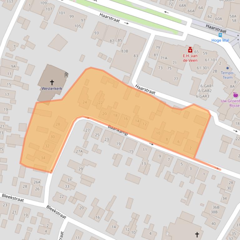 Kaart van postcodegebied 7462TD.