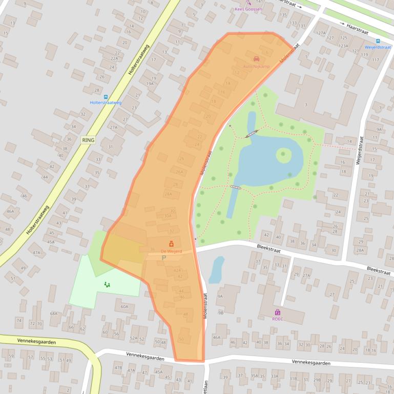 Kaart van postcodegebied 7462TL.