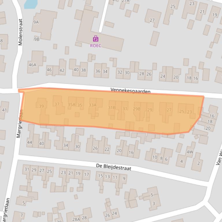 Kaart van postcodegebied 7462TN.