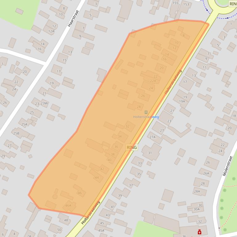 Kaart van postcodegebied 7462TW.