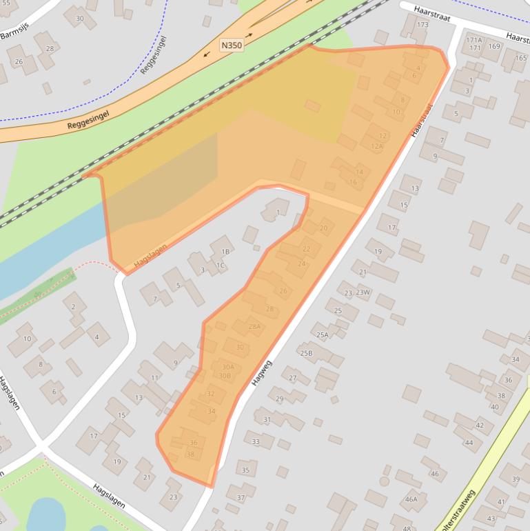 Kaart van postcodegebied 7462VC.