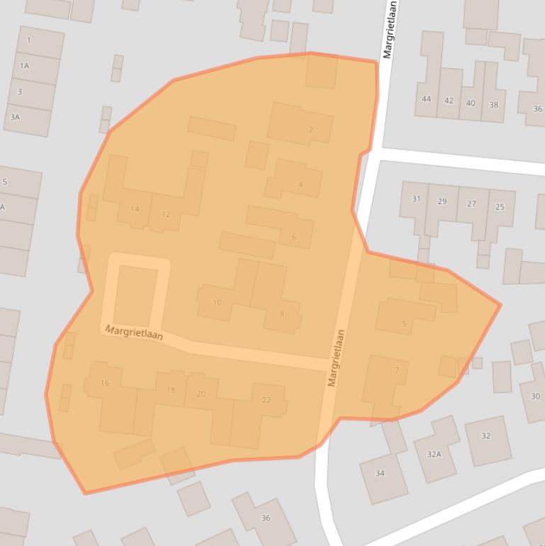 Kaart van postcodegebied 7462VD.