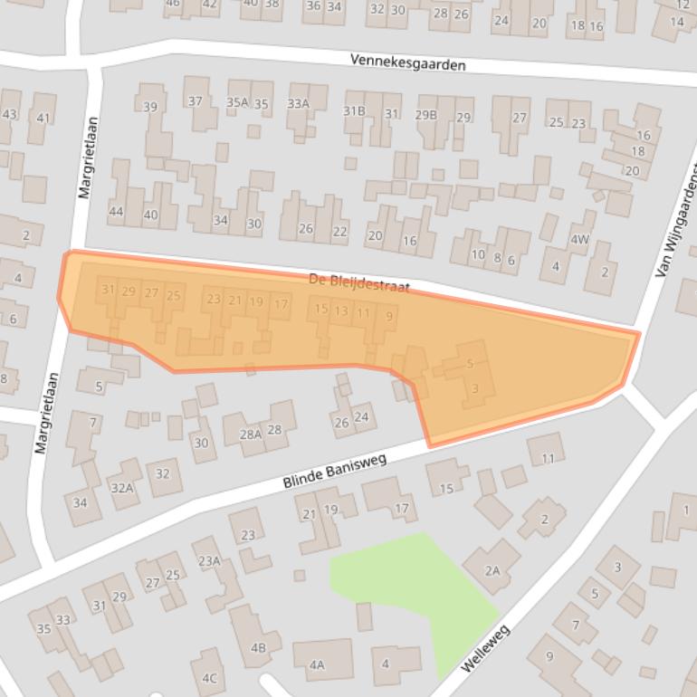 Kaart van postcodegebied 7462VE.