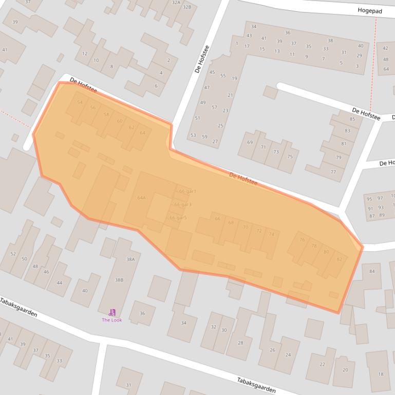 Kaart van postcodegebied 7462WC.