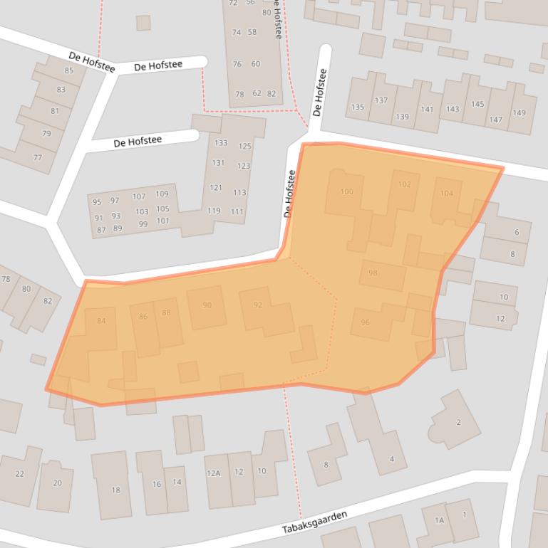 Kaart van postcodegebied 7462WD.