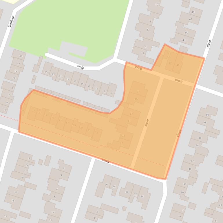 Kaart van postcodegebied 7462ZK.