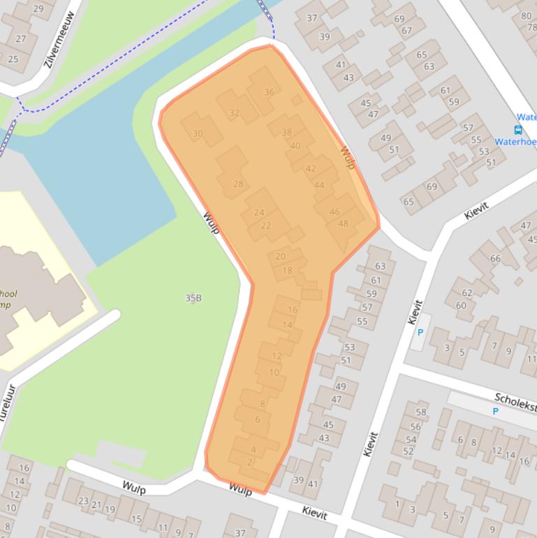 Kaart van postcodegebied 7462ZR.