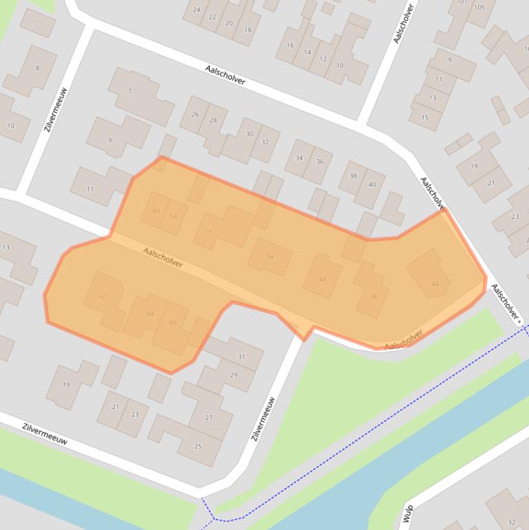 Kaart van postcodegebied 7463AJ.