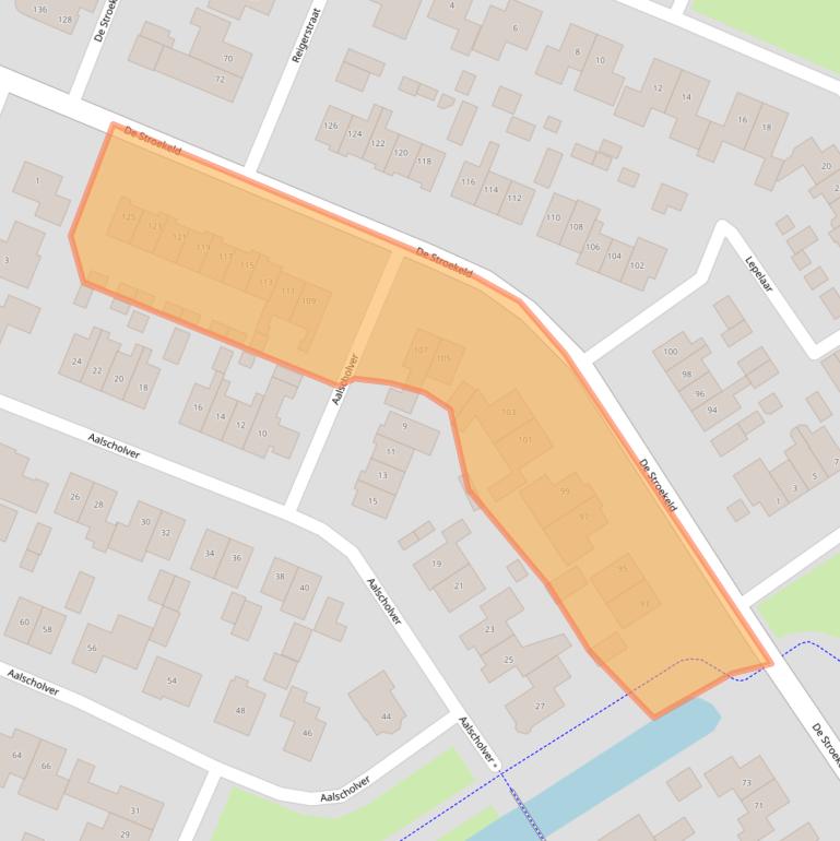 Kaart van postcodegebied 7463AL.